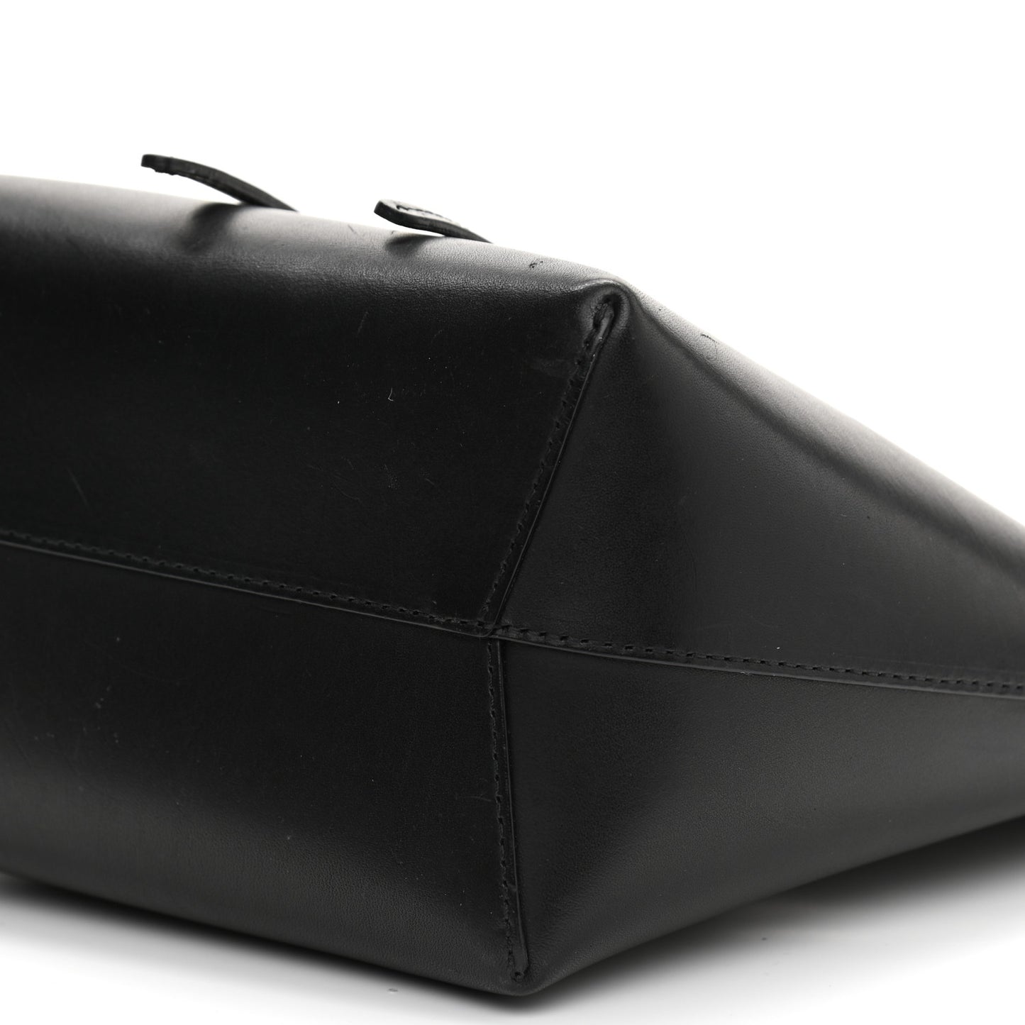 Calfskin Mini Bucket Bag Black Ballerina