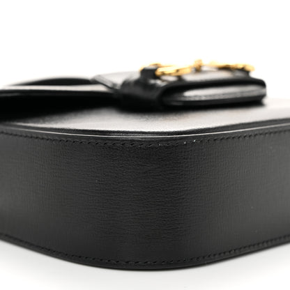 Gucci Azalea Calfskin Web Mini Horsebit 1955 Shoulder Bag Black 10 of 14