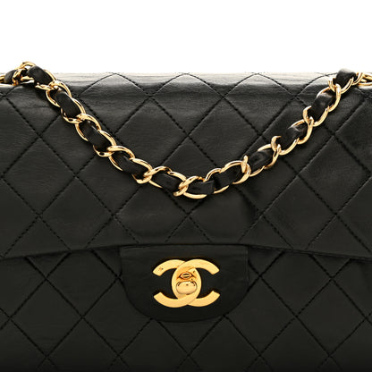 Chanel Lambskin Quilted Small Double Flap Black 8 of 13