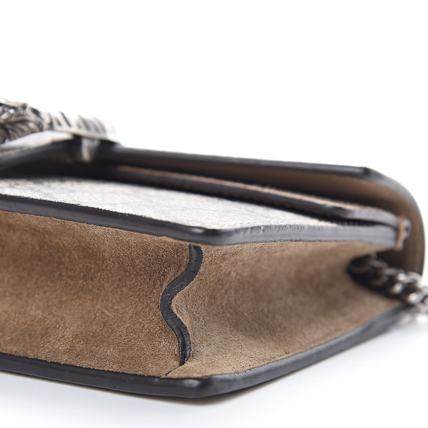 GG Supreme Monogram Super Mini Dionysus Shoulder Bag Taupe
