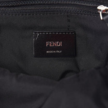 Fendi Nylon Vitello Grace Cruise Corner Bugs Sling Bag Black Sunflower 5 of 7