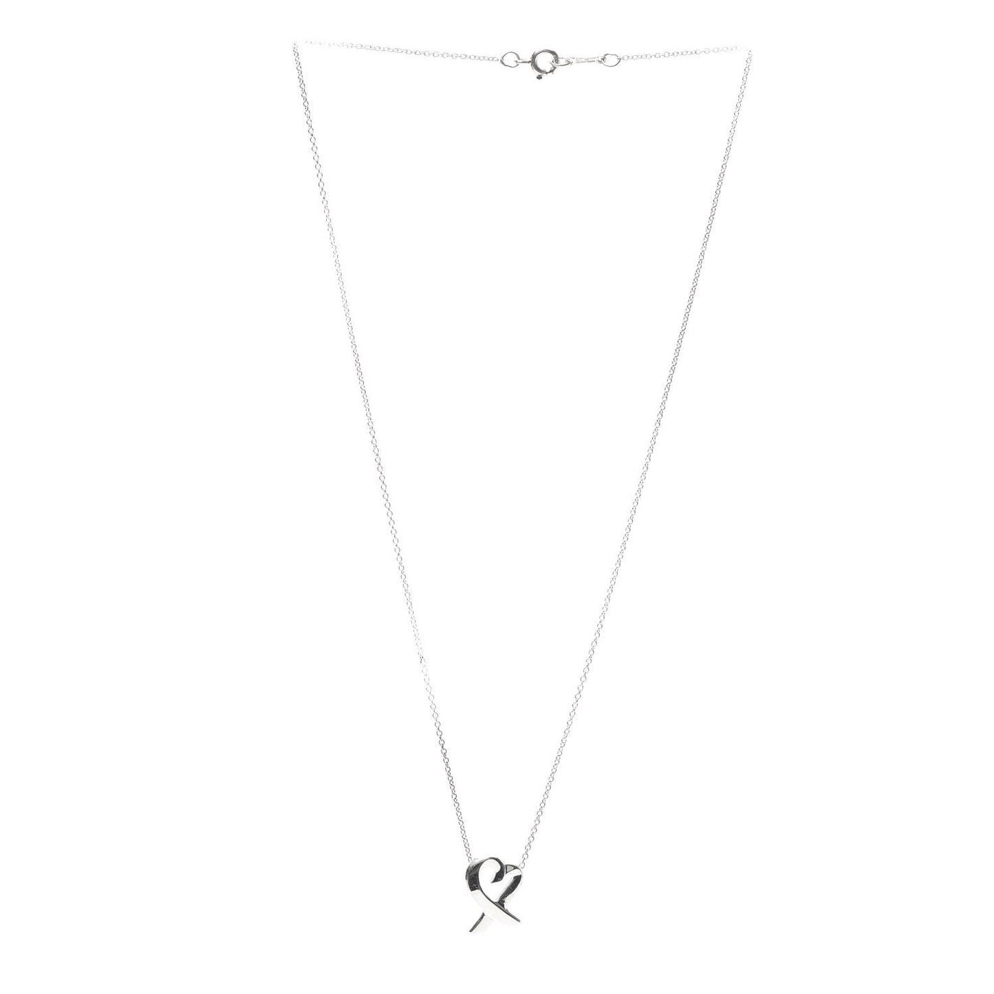 Sterling Silver Paloma Picasso Loving Heart Pendant Necklace