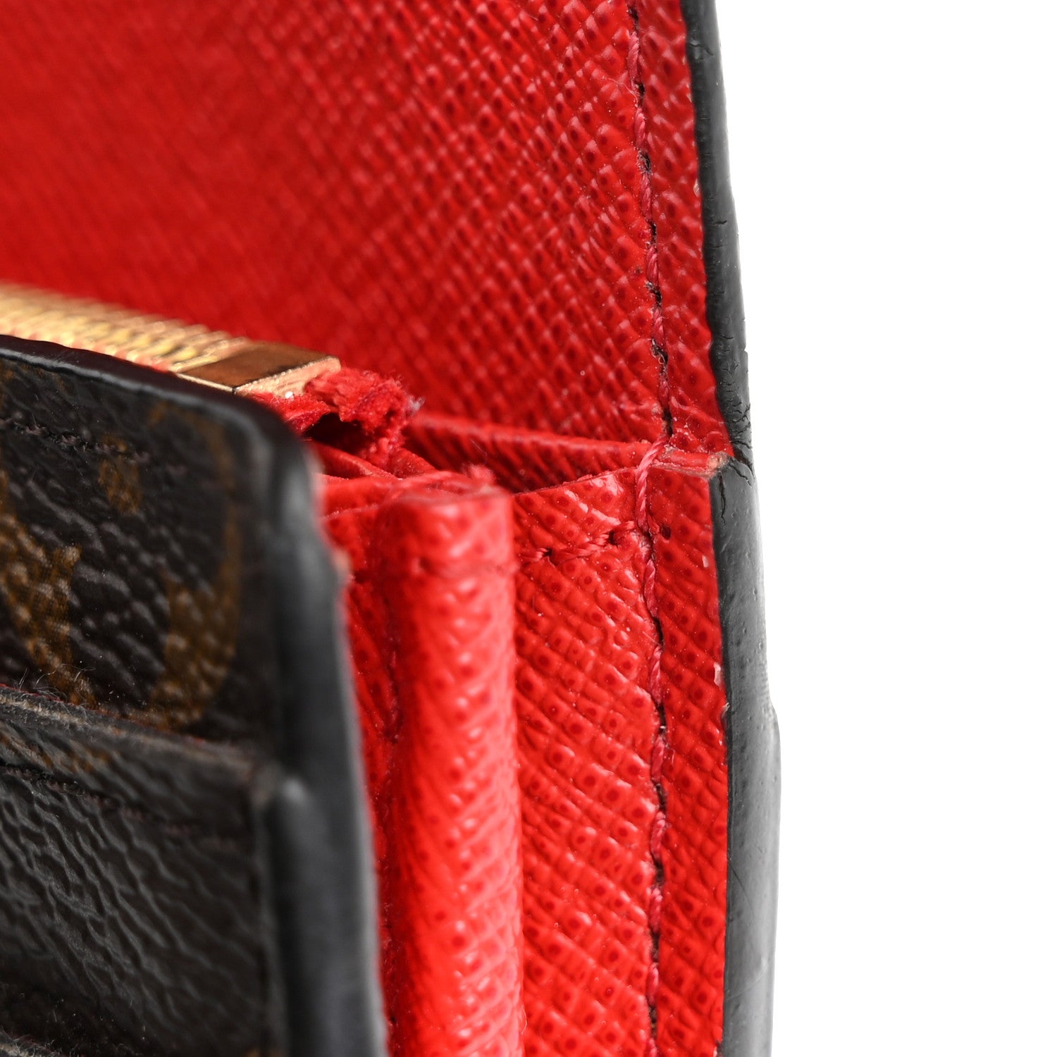 Louis Vuitton Monogram Sarah Wallet NM Coquelicot 8 of 11