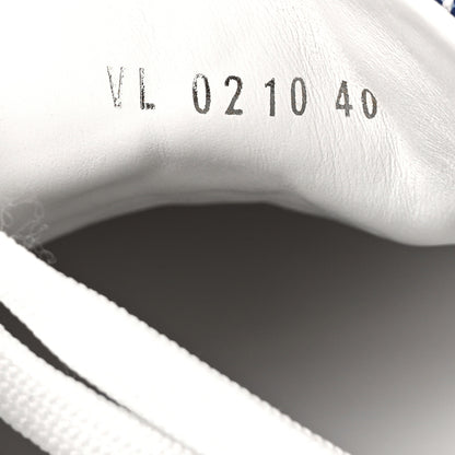 Louis Vuitton Canvas Escale Stellar Sneakers 40 Blue 9 of 9