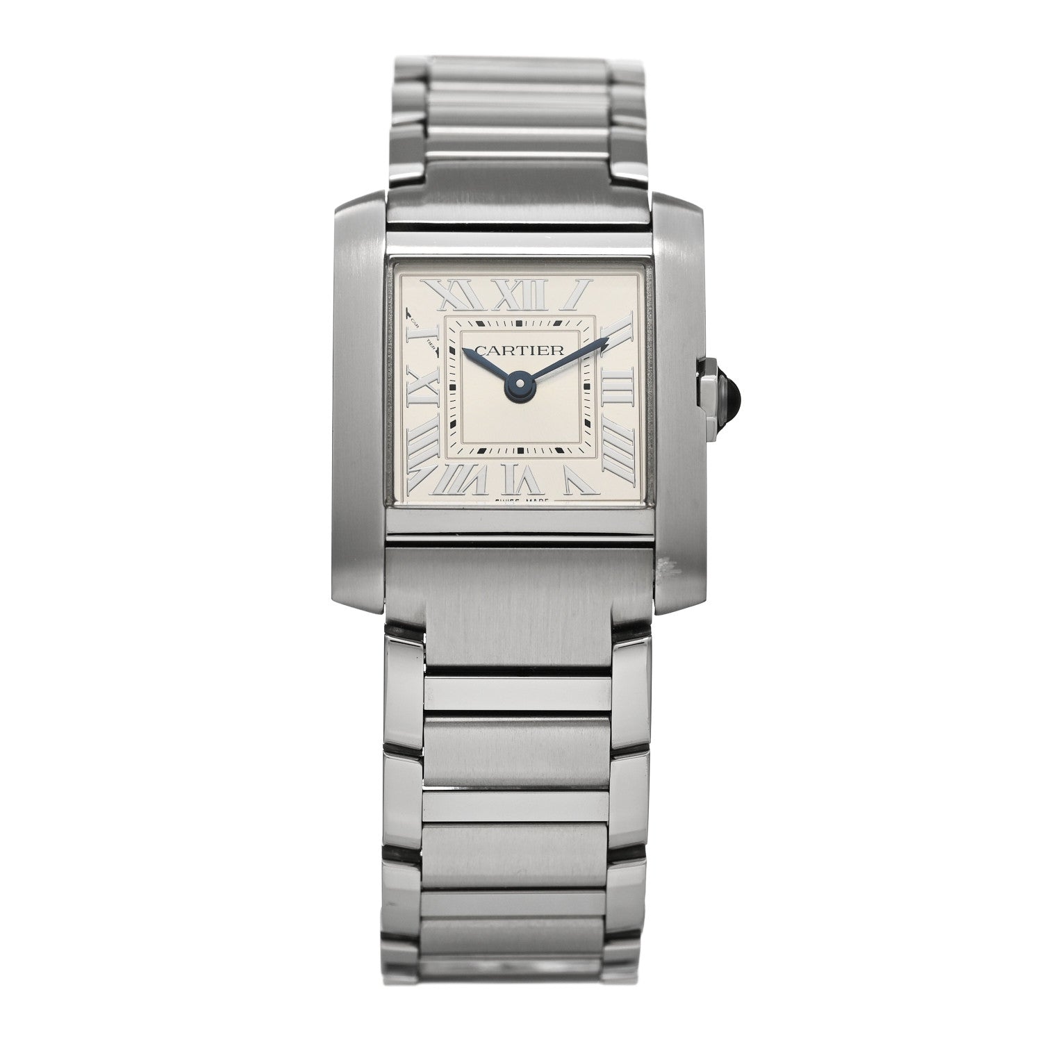 Cartier Stainless Steel 21mm Tank Francaise Quartz Watch Silver 1 of 5