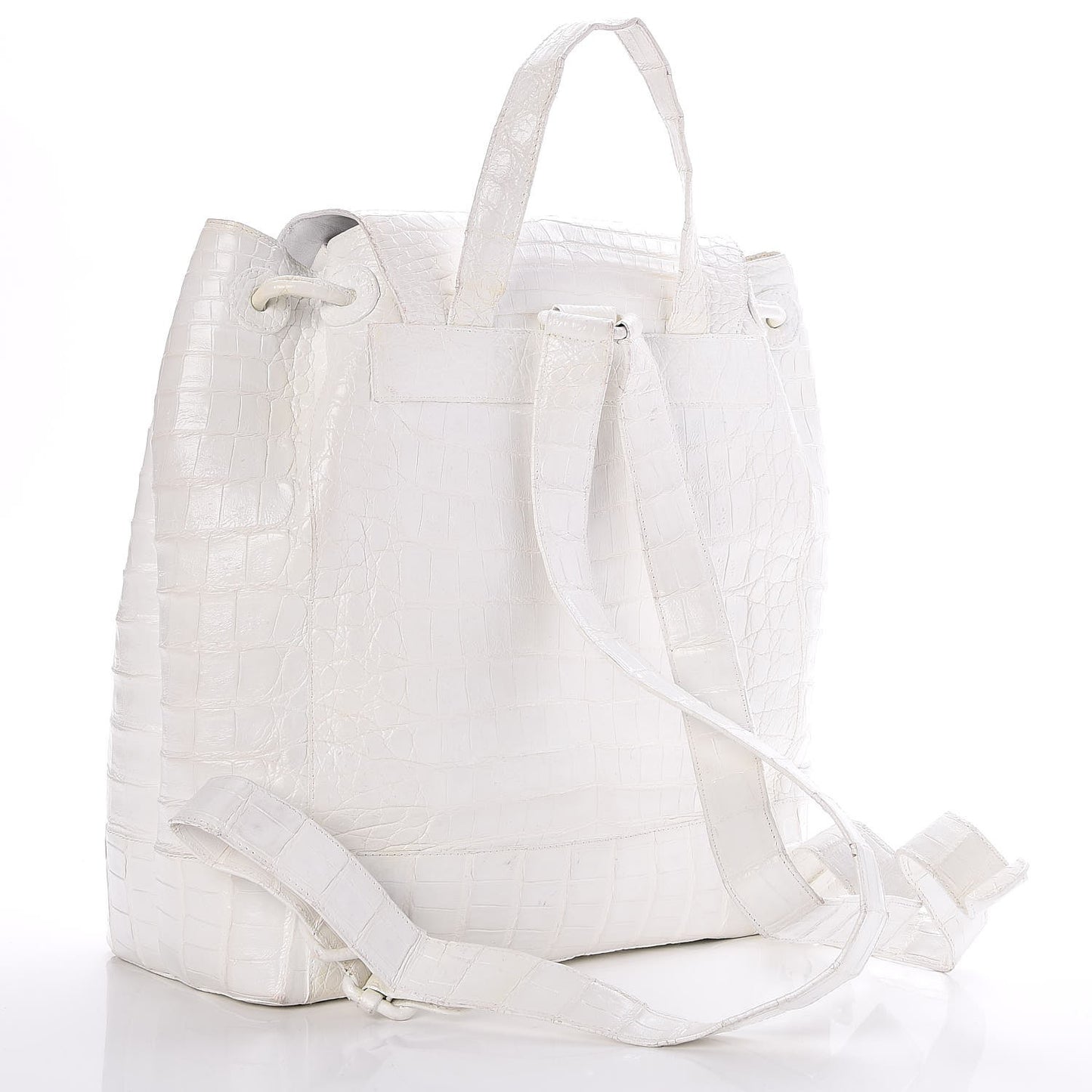 Crocodile Backpack White