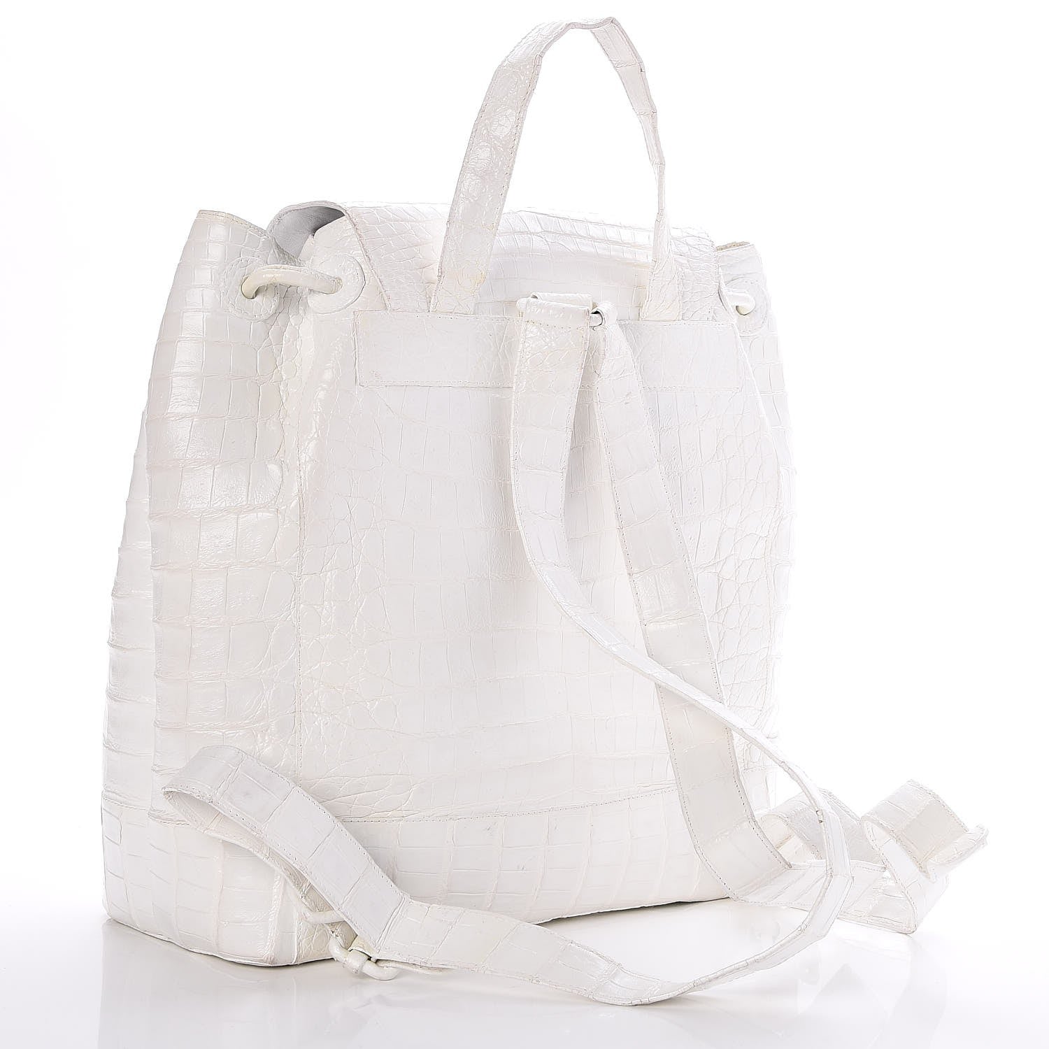 Nancy Gonzalez Crocodile Backpack White 3 of 14