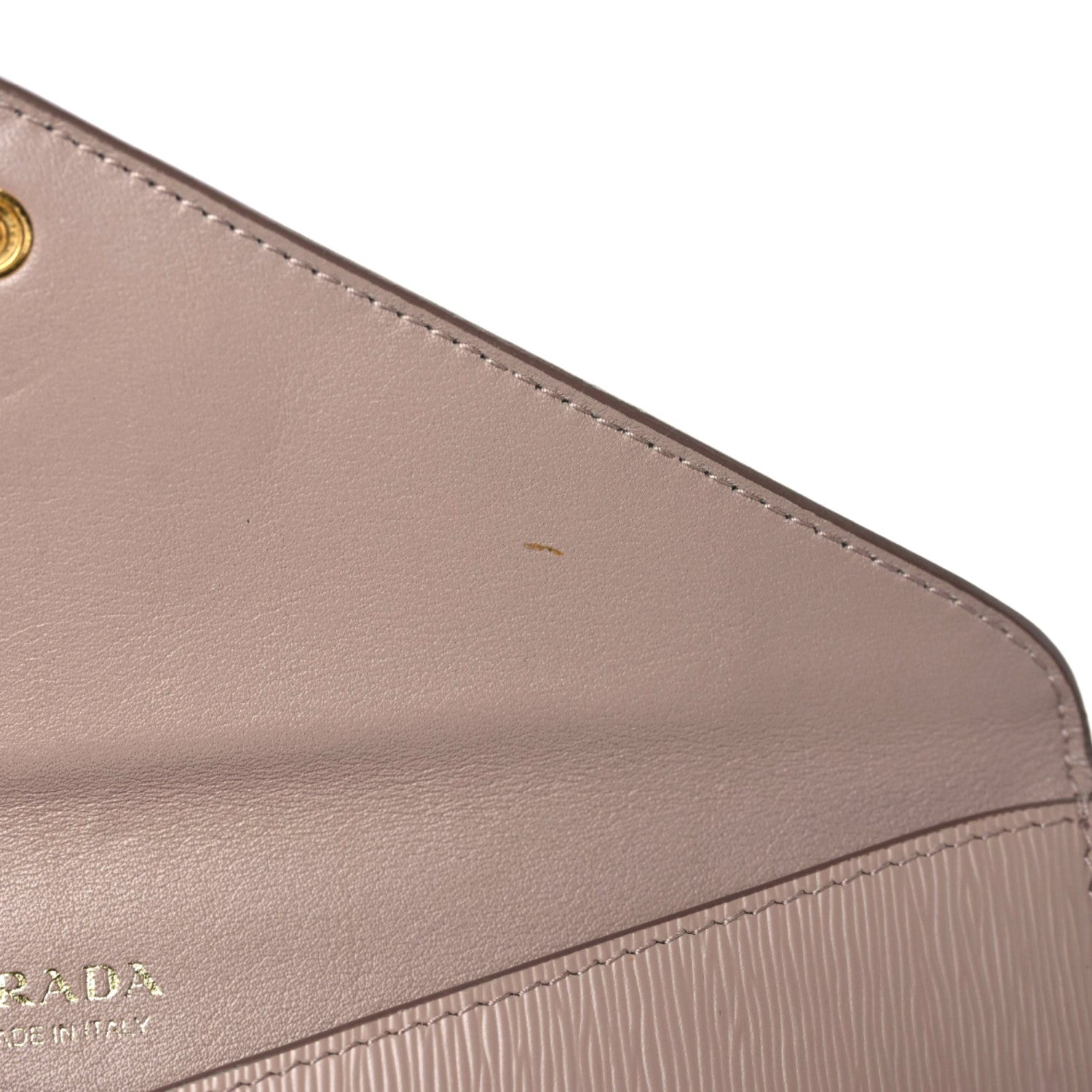 Prada Saffiano Metal Envelope Wallet Cammeo 8 of 13