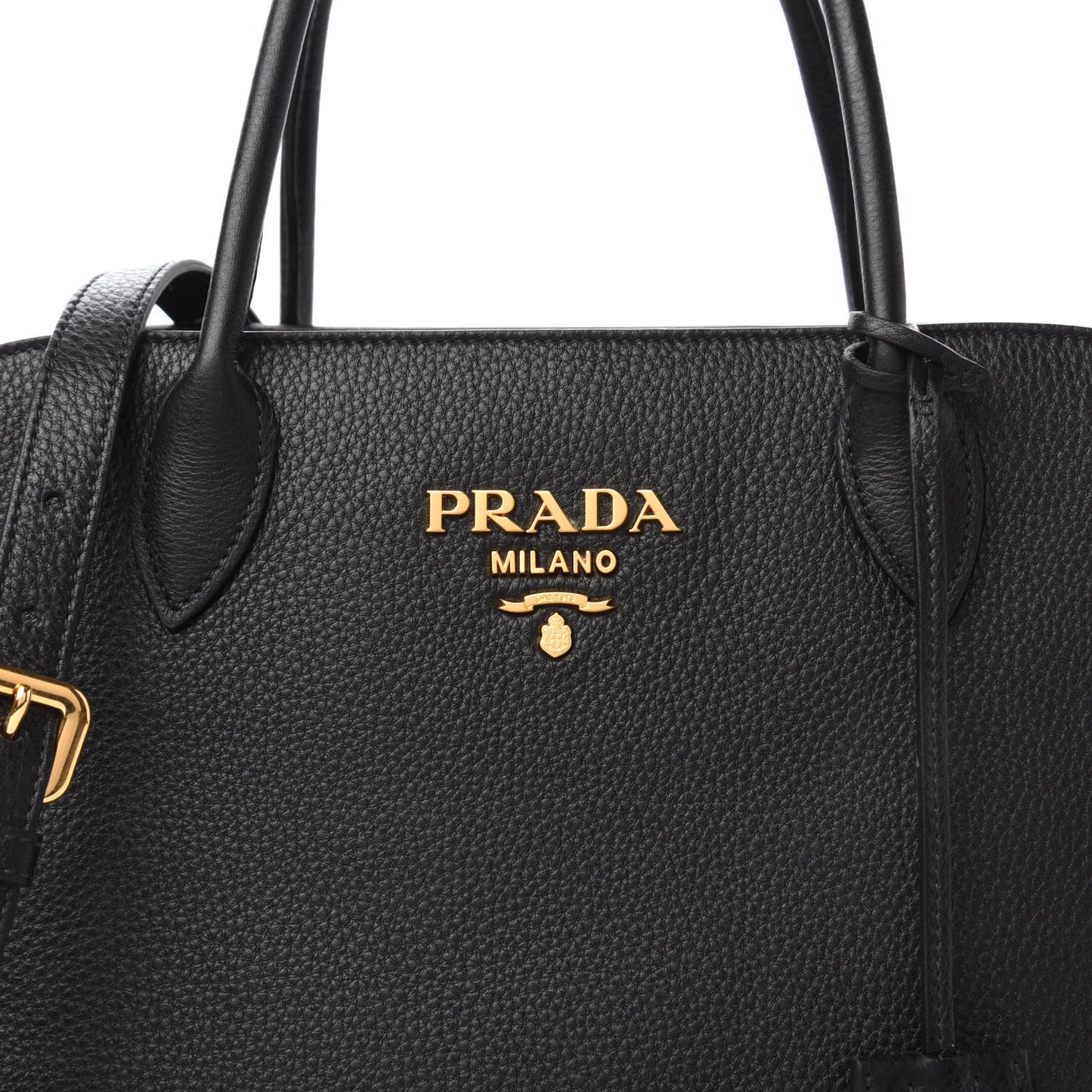 Vitello Daino Tote Black