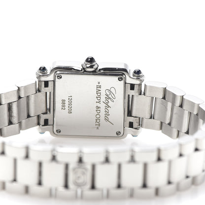 Chopard Stainless Steel 5 Diamond 23mm Happy Sport Quartz Watch 5 of 7