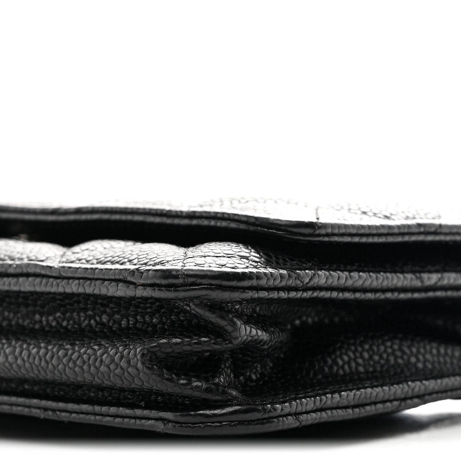 Chanel Caviar Quilted Wallet on Chain WOC Black 11 of 12