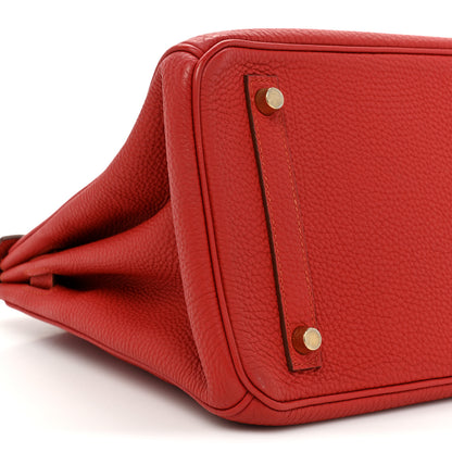 Hermes Togo Birkin 30 Vermillion 9 of 19
