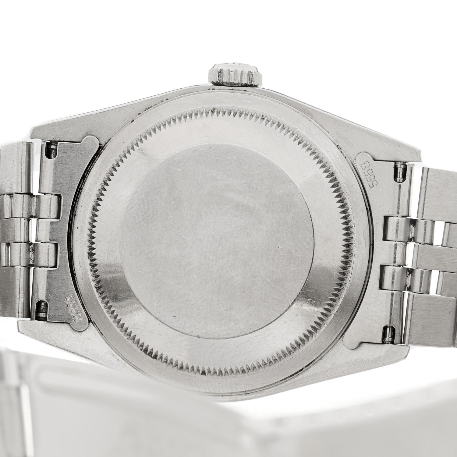 Rolex Stainless Steel 18K White Gold Diamond 36mm Oyster Perpetual Datejust Watch Blue 16234 4 of 5