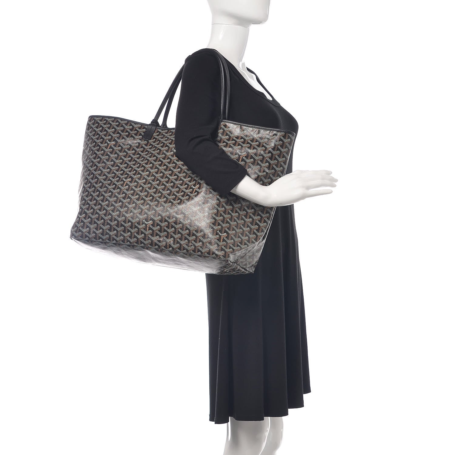 Goyard Goyardine Saint Louis GM Black 2 of 10