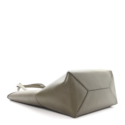 Loewe Shiny Calfskin Medium Puzzle Fold Tote Dark Khaki Green 4 of 10