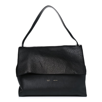 Celine Shrunken Lambskin All Soft Shoulder Bag Black 1 of 13