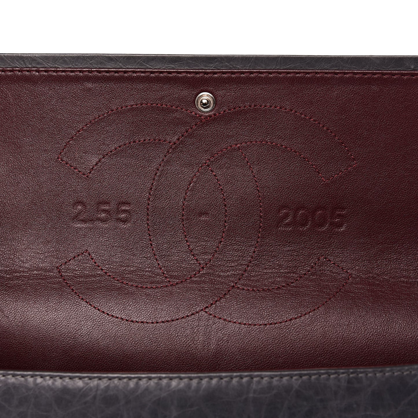 Aged Calfskin Quilted 50th Anniversary 2.55 Reissue 227 Flap Grey