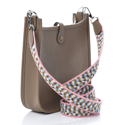Hermes Taurillon Maurice Zigzag Evelyne TPM Beige Weimar 3 of 11