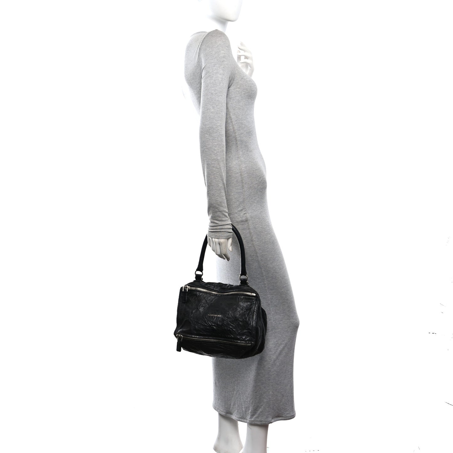 Tumbled Sheepskin Small Pandora Black