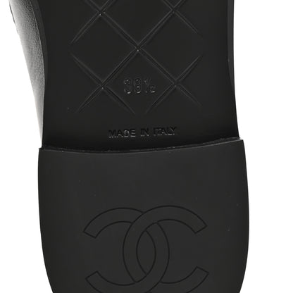Chanel Lambskin Quilted CC Turnlock Loafers 39.5 Black 7 of 10