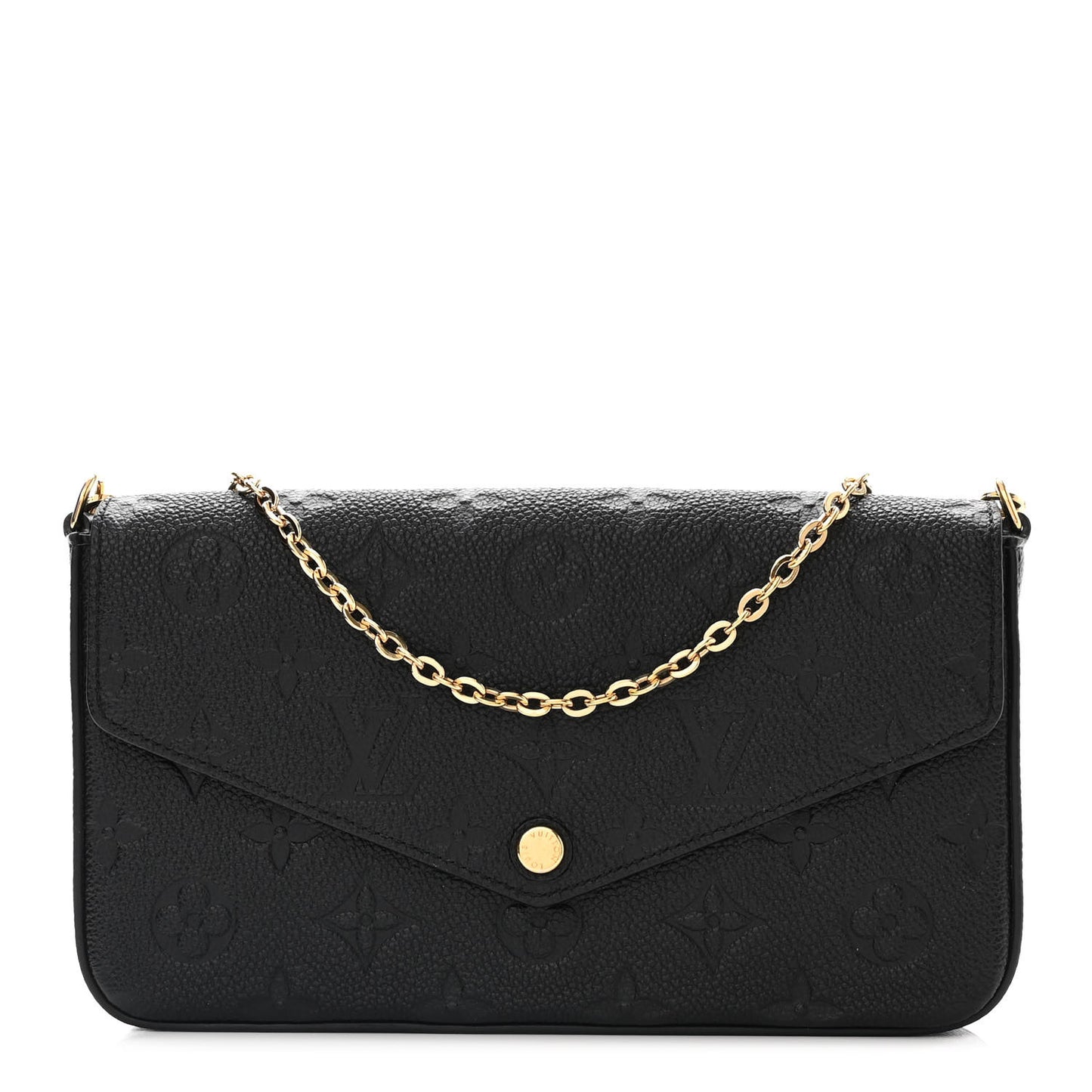 Empreinte Pochette Felicie Chain Wallet Black