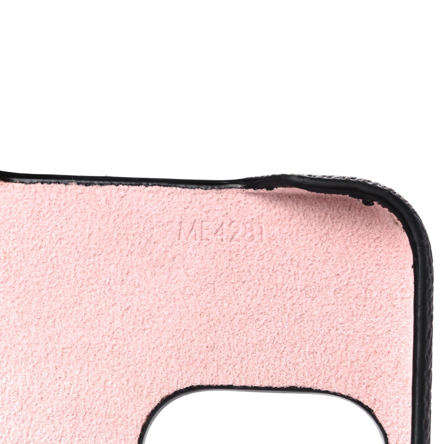 Monogram Bumper On Strap iPhone 13 Shoulder Strap Creme Pink