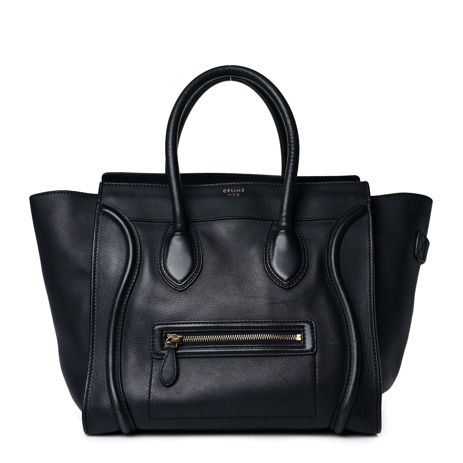 Celine Smooth Calfskin Small Luggage Navy Blue 1 of 11