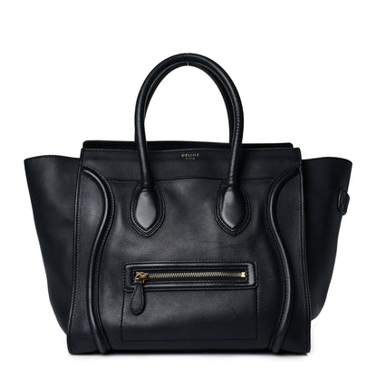 Celine Smooth Calfskin Small Luggage Navy Blue 1 of 11