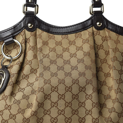 Gucci Monogram Medium Sukey Tote Dark Brown 15 of 15