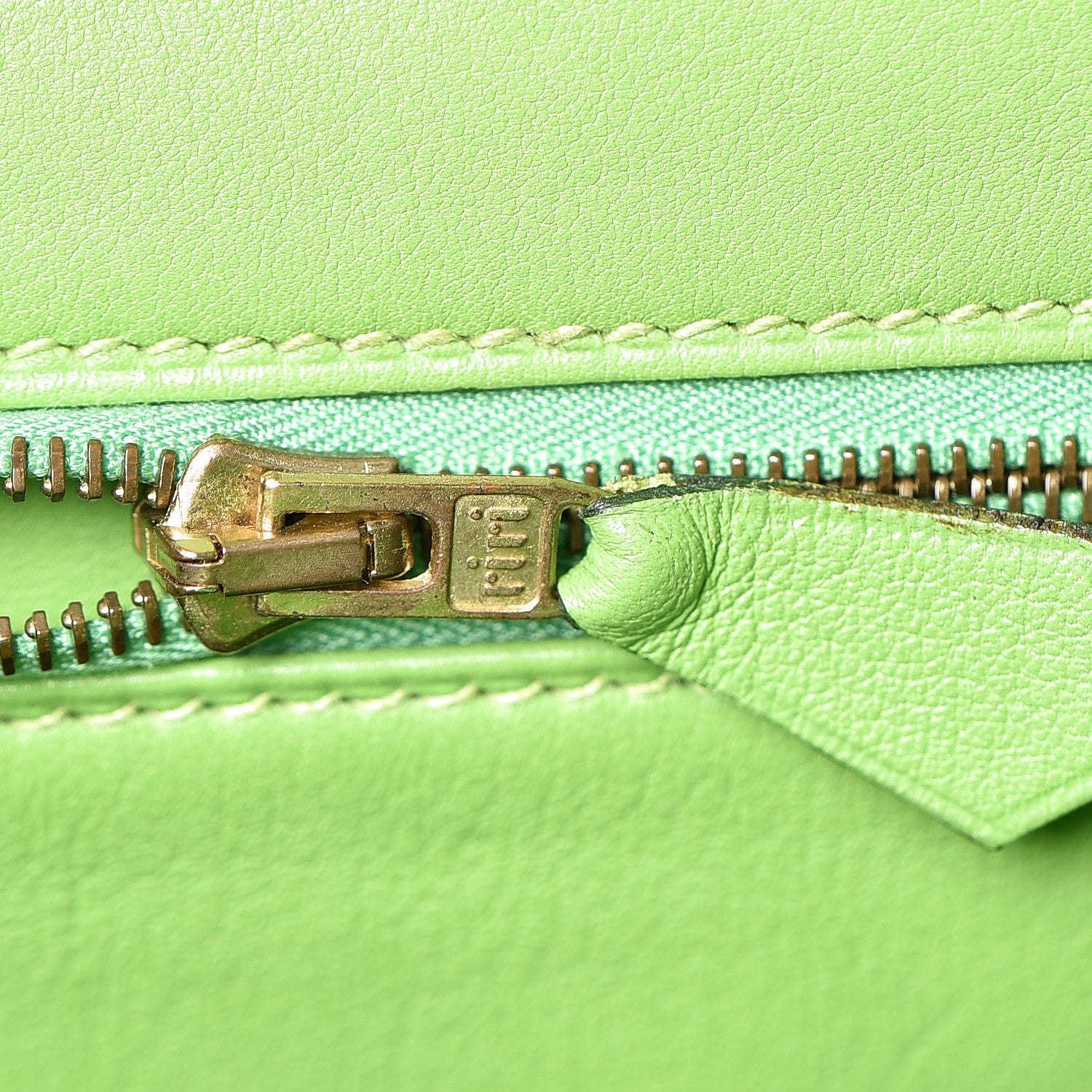 Hermes Veau Gulliver Kelly Retourne 32 Vert Cru 12 of 46