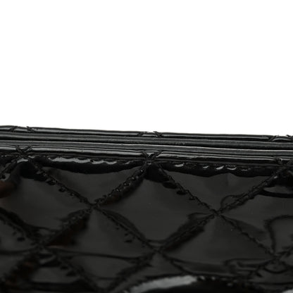 Chanel Patent Quilted Timeless CC Shopping Tote Black 12 of 12