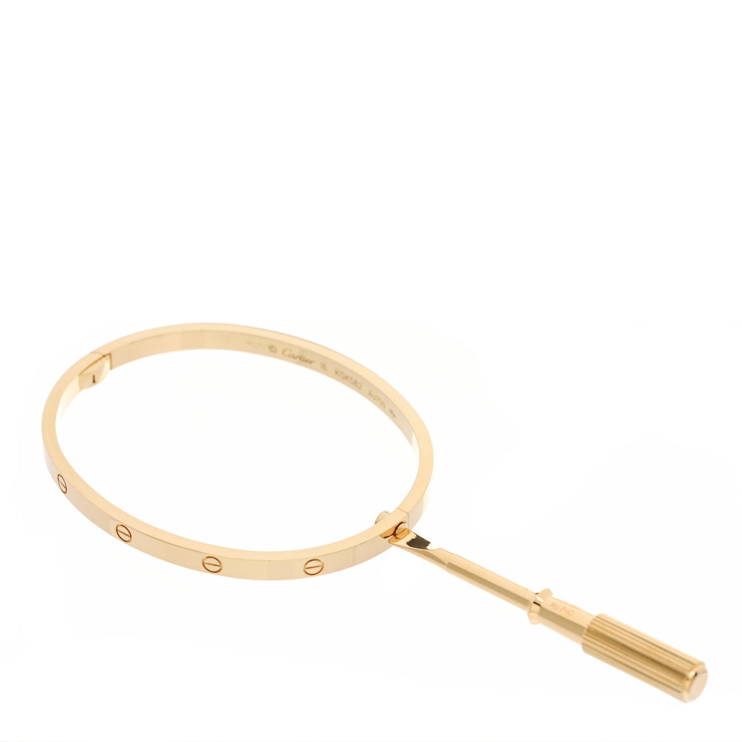18K Yellow Gold Small LOVE Bracelet 16