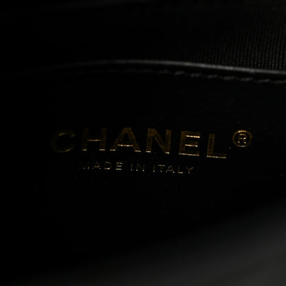 Chanel Lambskin Quilted Giant CC Shoulder Bag Black 6 of 12