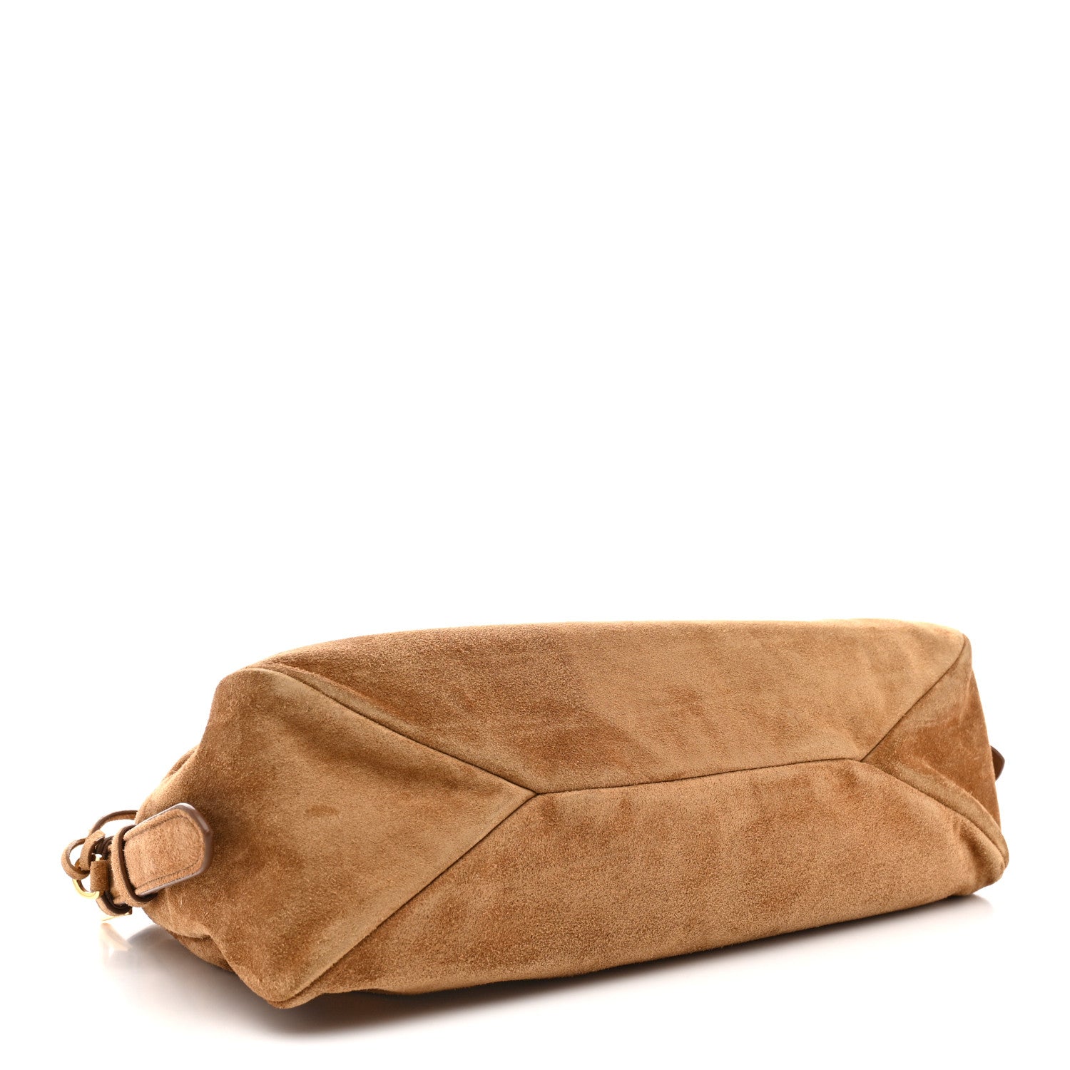 Prada Scamosciato Suede Medium Aimee Shoulder Bag Cinnamon 1835927