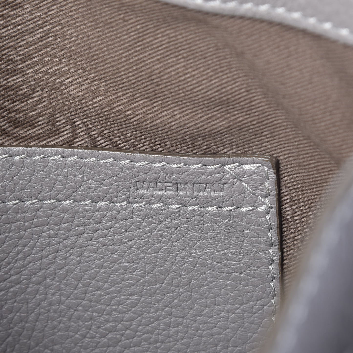 Calfskin Medium Marcie Round Crossbody Bag Cashmere Grey