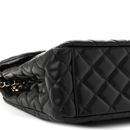 Chanel Caviar Quilted XXL Travel Flap Bag Black 9 of 10