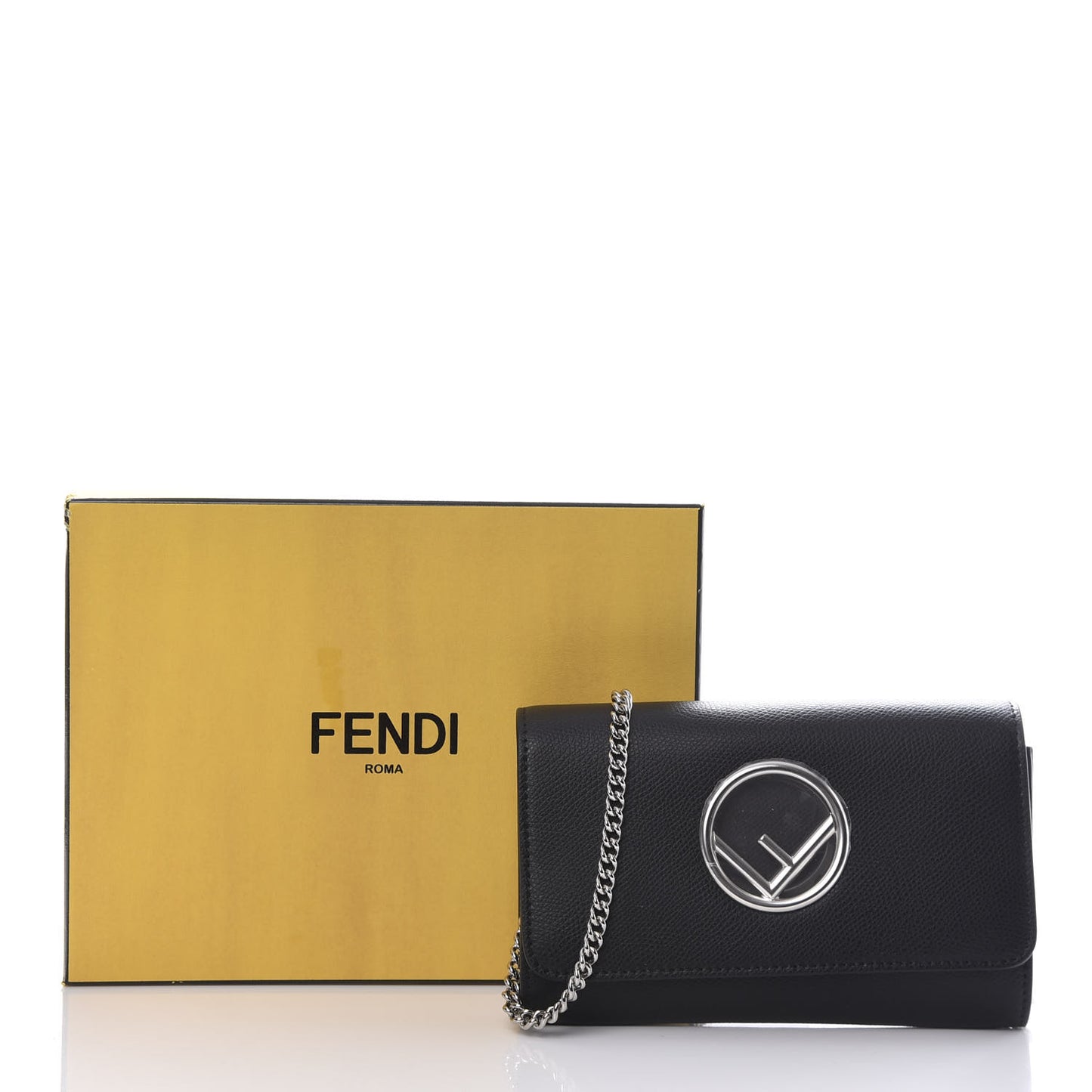 Vitello Cruise F is Fendi Wallet on Chain Black