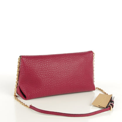 Burberry Signature Grain Medium Mildenhall Crossbody Bag Dark Plum 4 of 10