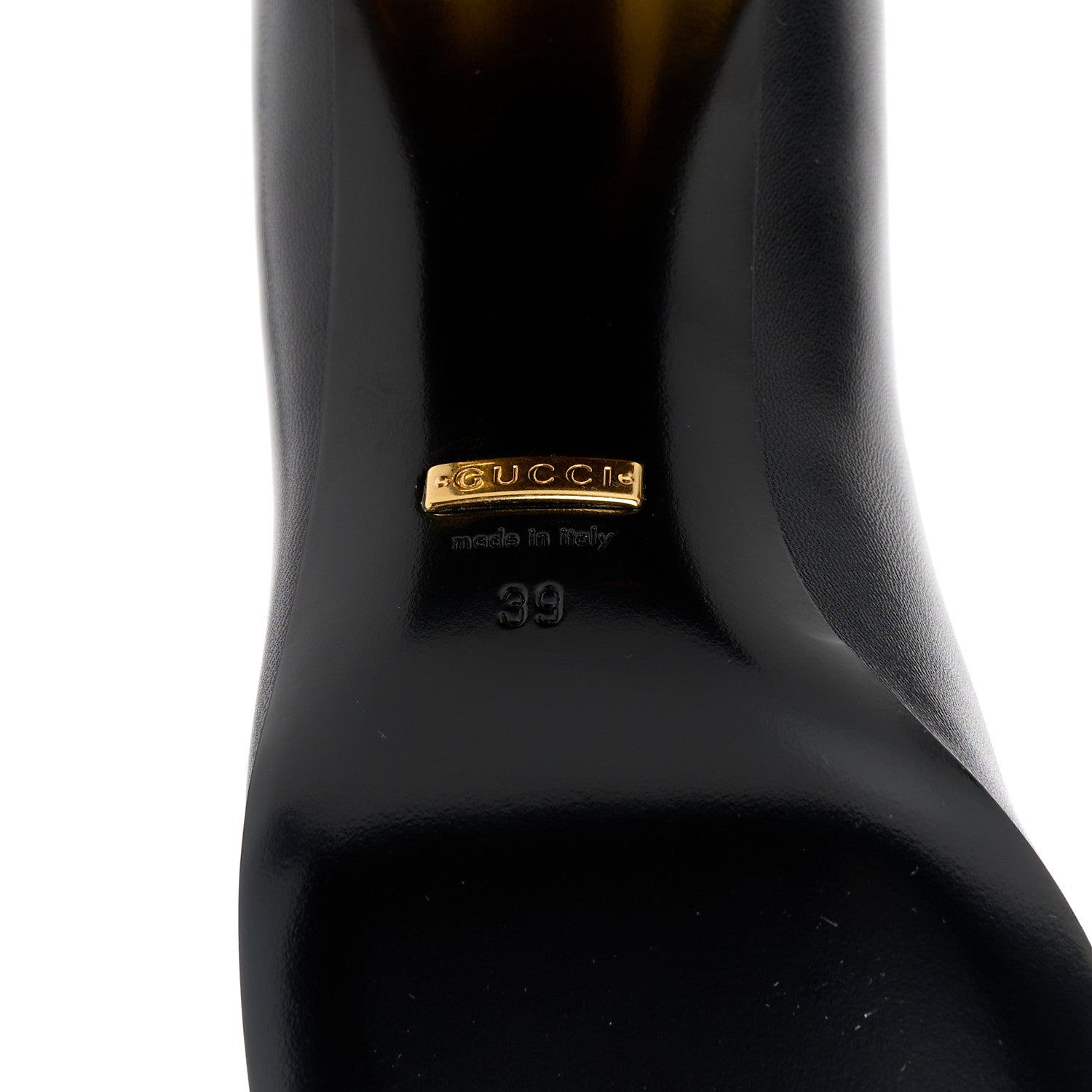 Gucci Malaga Kid Horsebit 75mm Pumps 39 Black 6 of 10