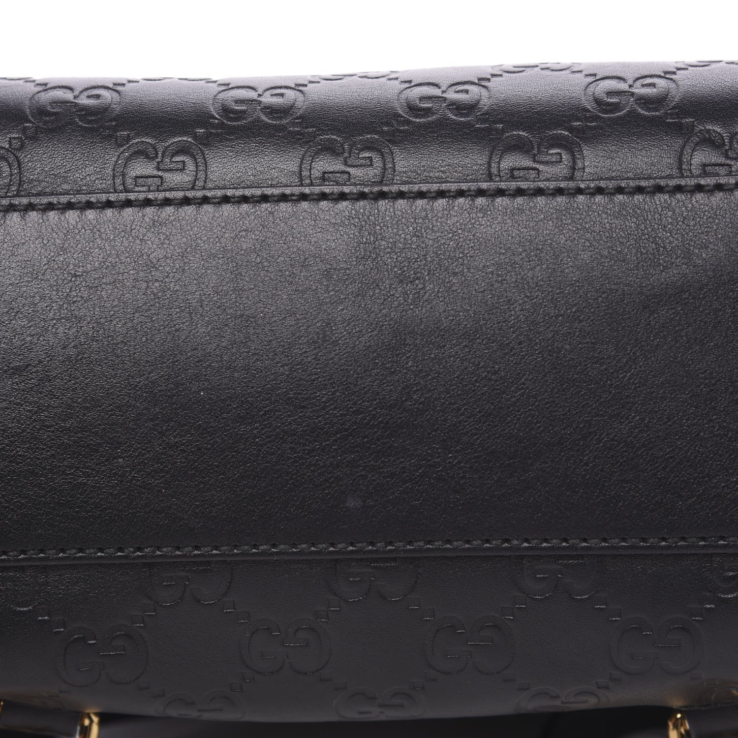 Gucci Guccissima Signature Padlock Backpack Black 11 of 15
