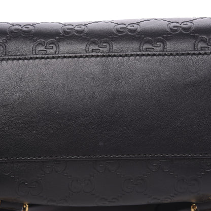Gucci Guccissima Signature Padlock Backpack Black 11 of 15