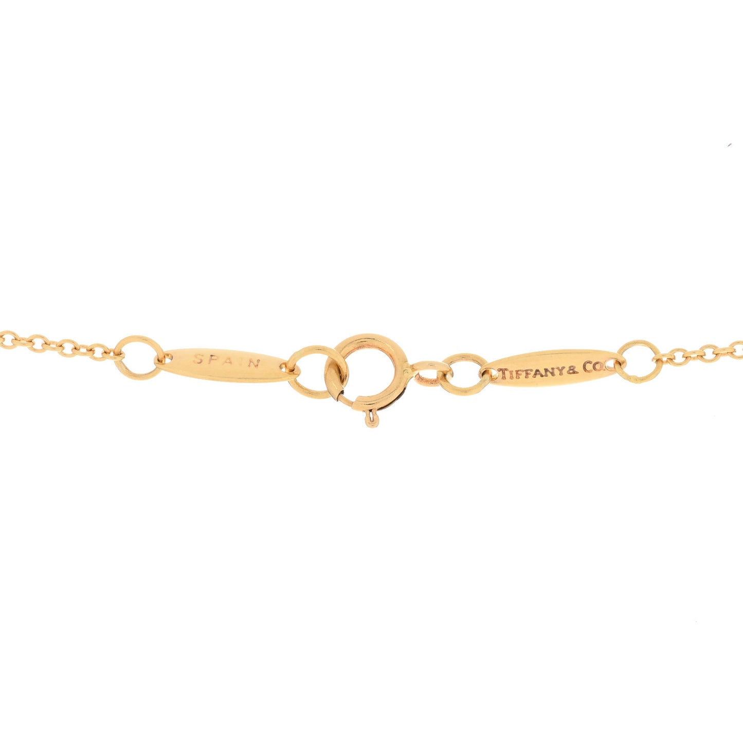 18K Yellow Gold 15mm Elsa Peretti Starfish Pendant Necklace