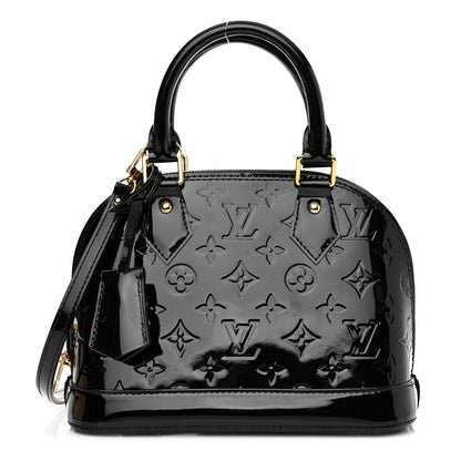 Louis Vuitton Vernis Alma BB Noir Magnetique 1 of 11