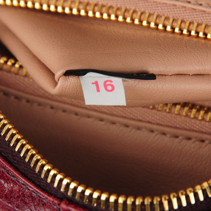 Prada Vitello Shine Hobo Amaranto 8 of 9