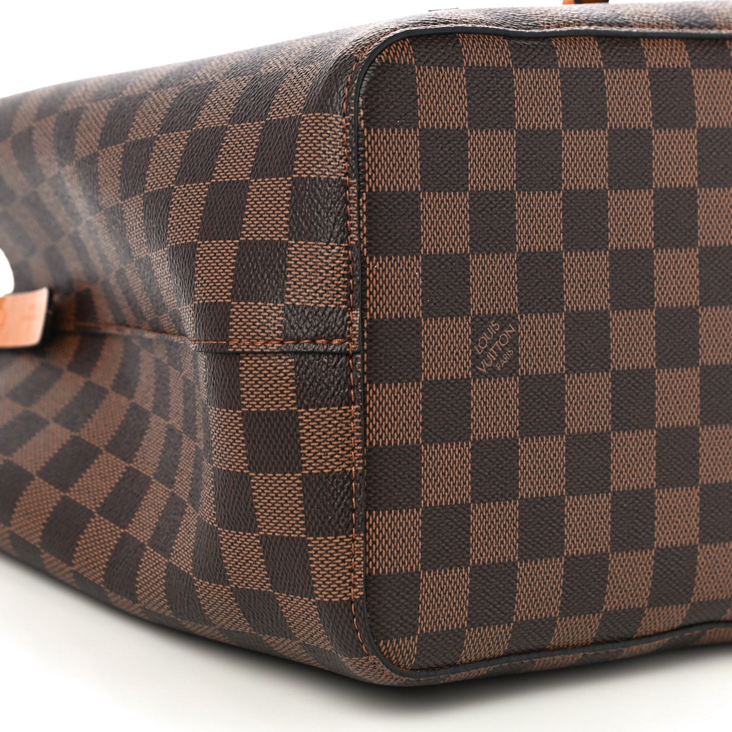 Damier Ebene Neonoe MM Safran