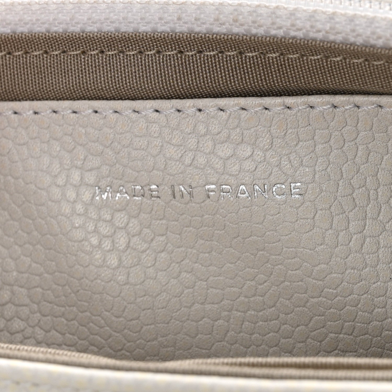 Chanel Caviar Half Moon Wallet On Chain WOC White 7 of 11