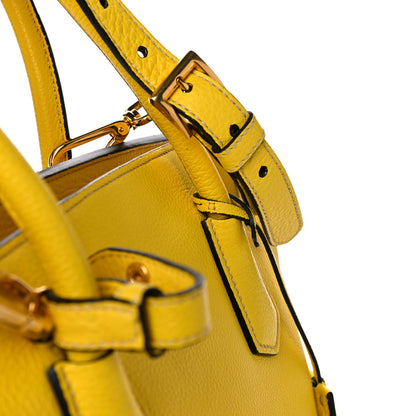 Prada Vitello Grain Tote Girasole 10 of 11