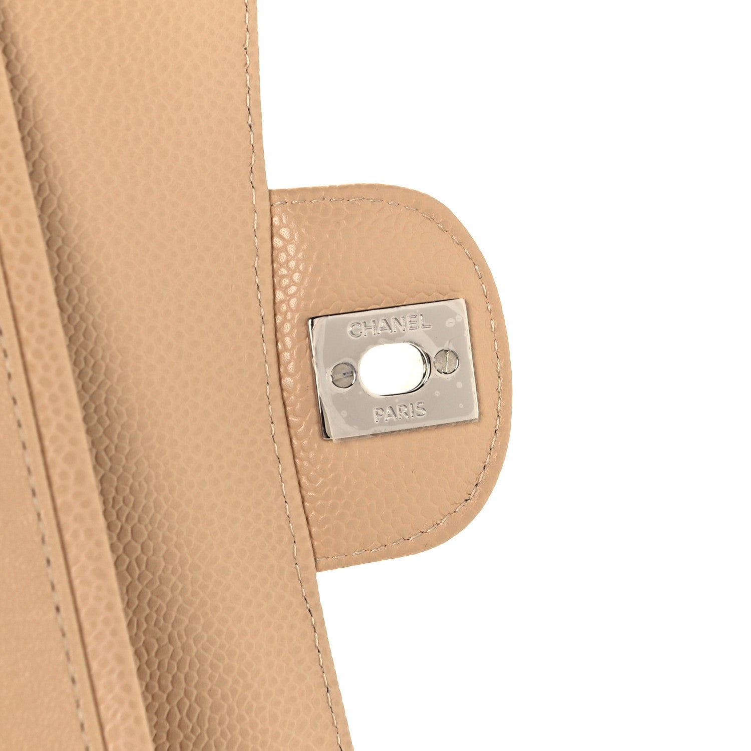 Chanel Caviar Quilted Small Double Flap Beige 7 of 12