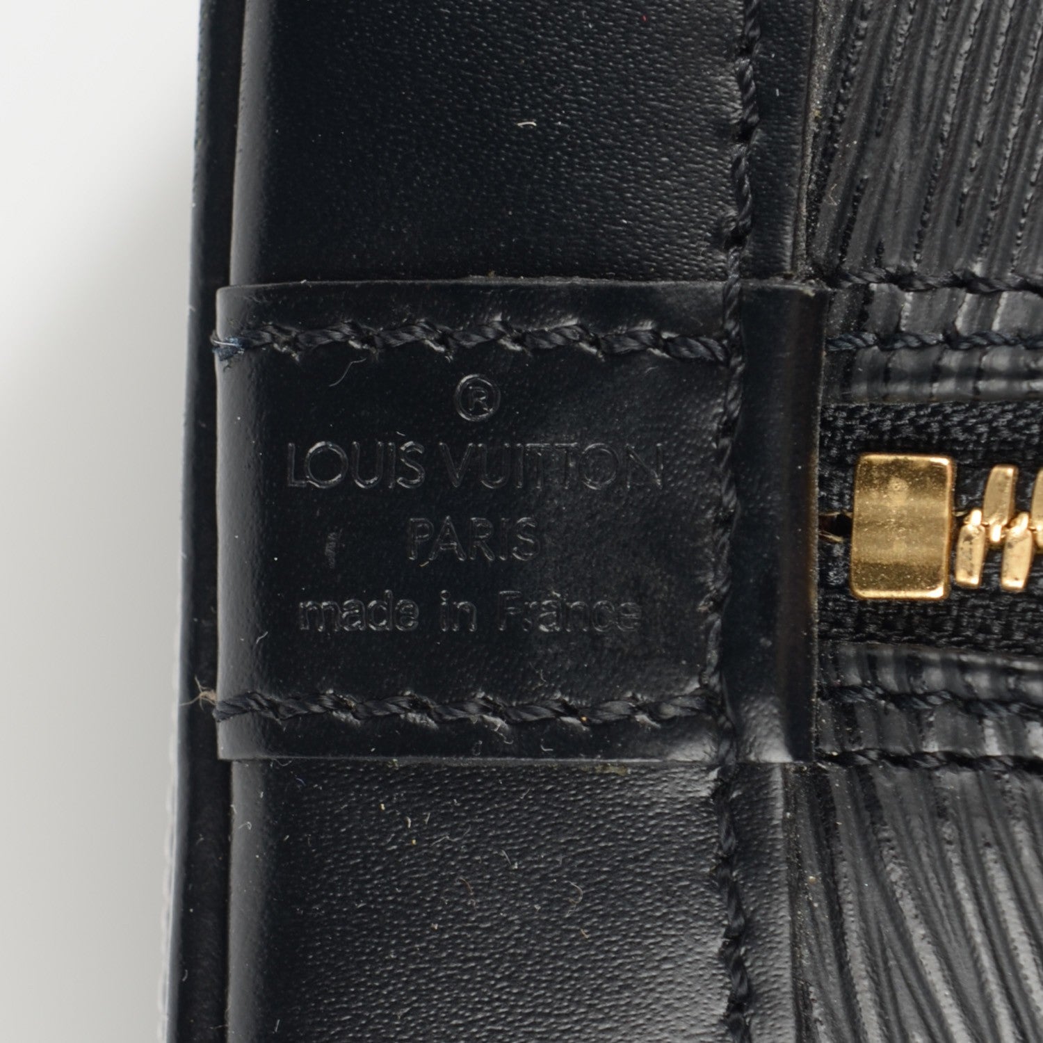 Louis Vuitton Epi Alma PM Black 7 of 8