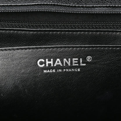 Chanel Caviar Quilted Maxi Single Flap Black 6 of 11